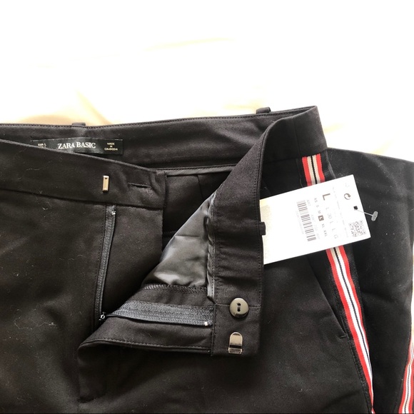 Zara Pants with Stripe detail on side NWT - Picture 2 of 3